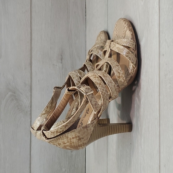 Euro By Sofft Womens Nanette Ankle Strap Heels Leather Comfort shoes sz 6M - Picture 2 of 13